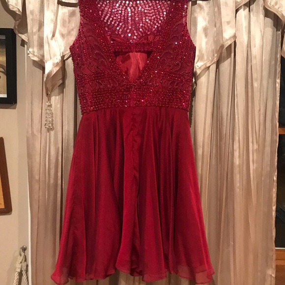 Red Prom Dress - Picture 3 of 7